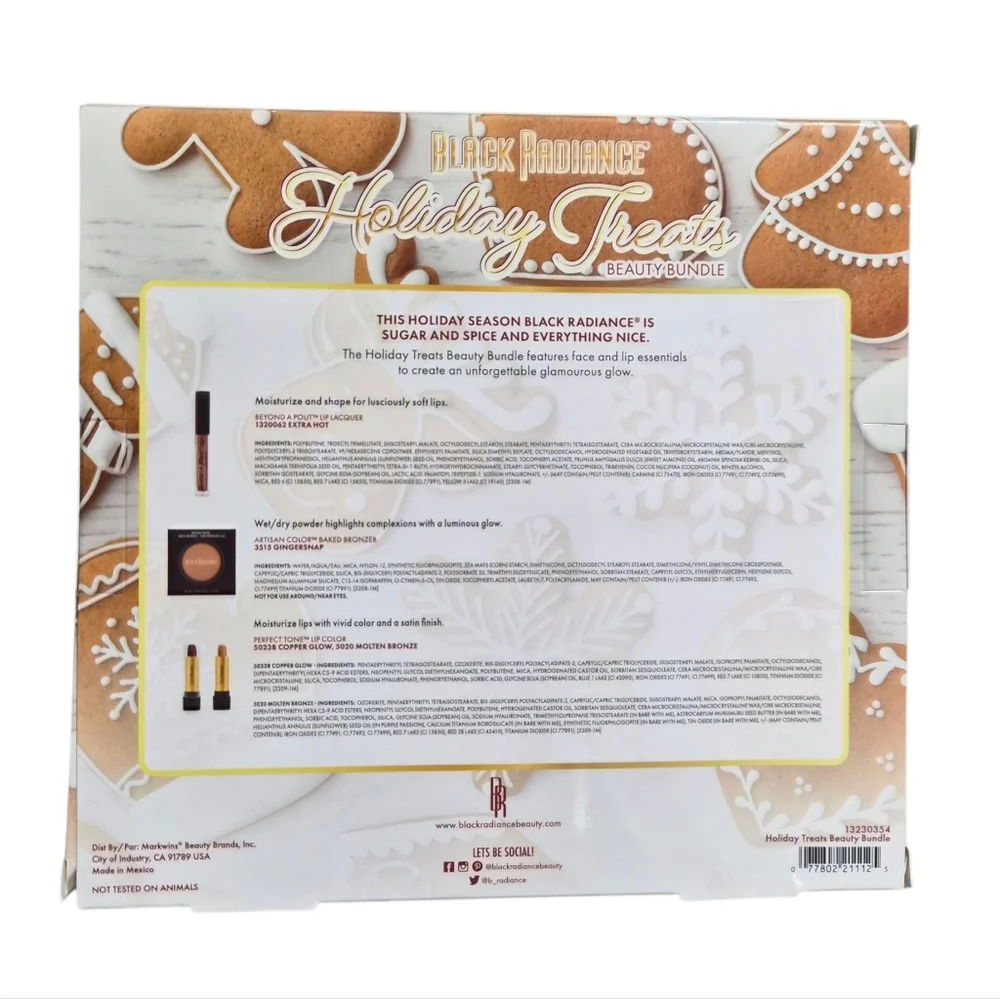 Black Radiance Holiday Treats Beauty Bundle Makeup Gift Set